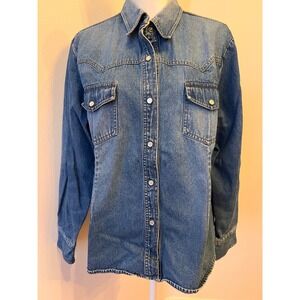 Women's Bleu Jeans Co denim shirt